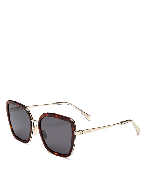 celine 58mm square sunglasses